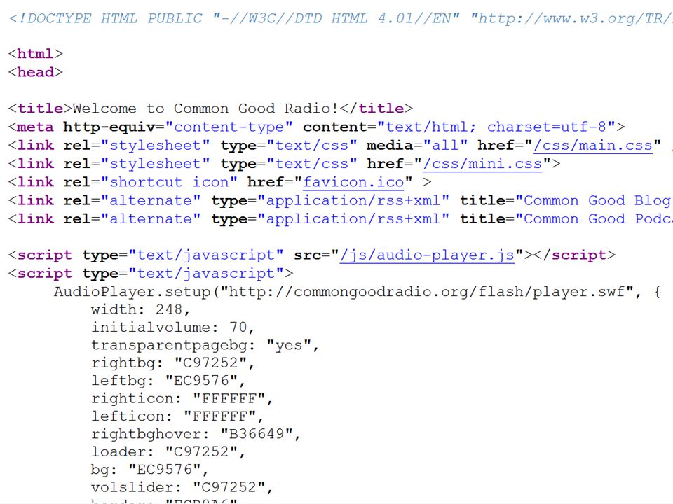 screenshot html