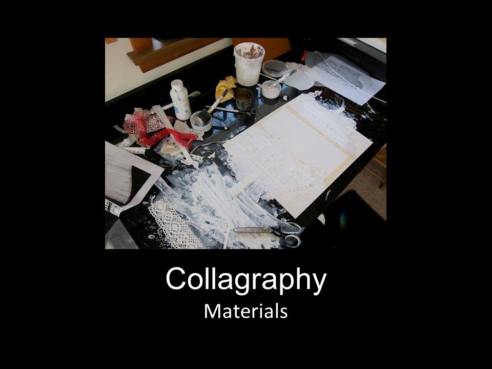 Collagraphy Materials