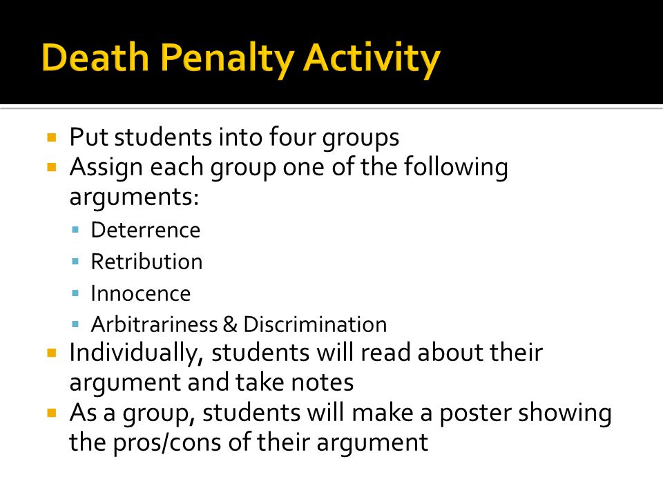 the death penalty pros and cons essay