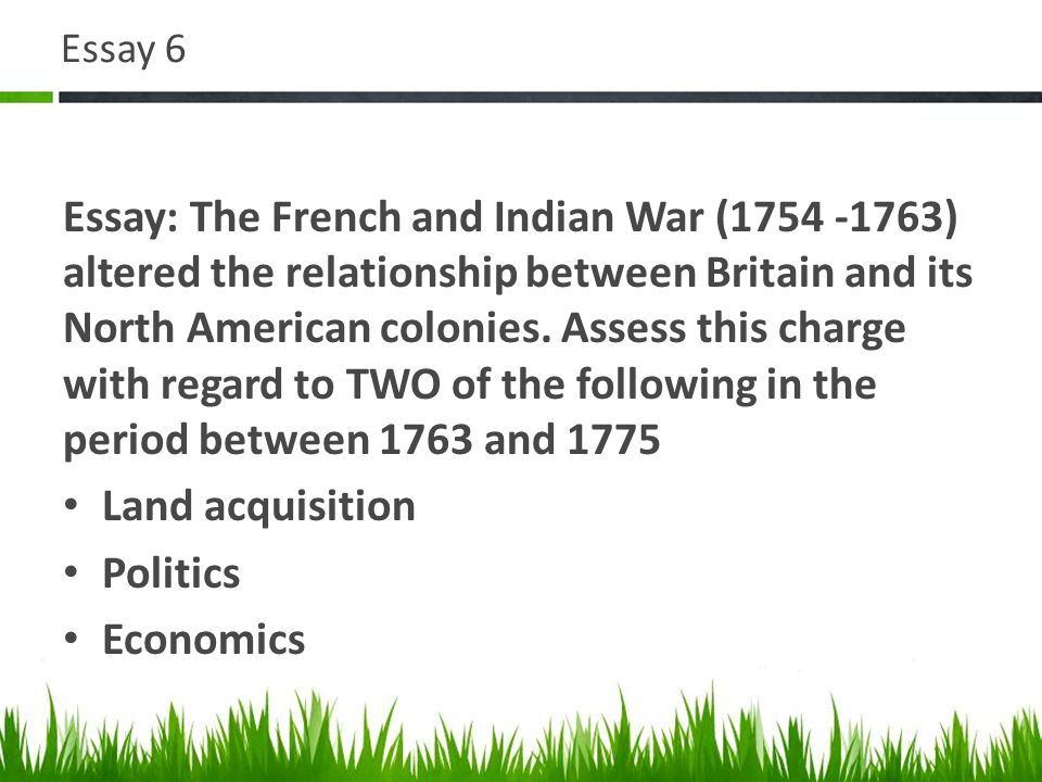 french and indian war 5 essay french and indian war 5 essay