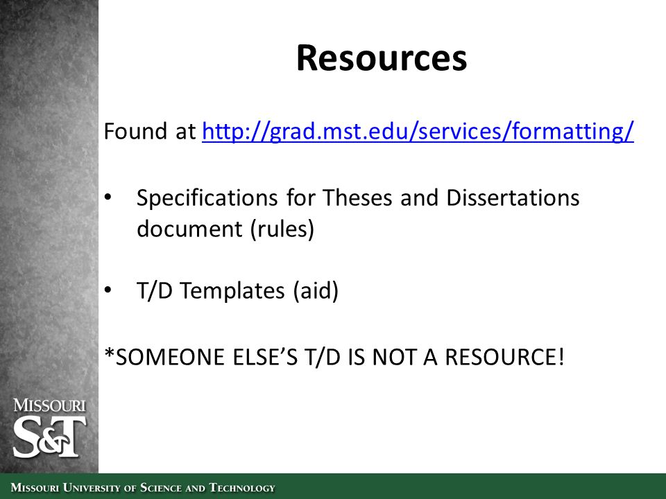 Dissertation Appendix