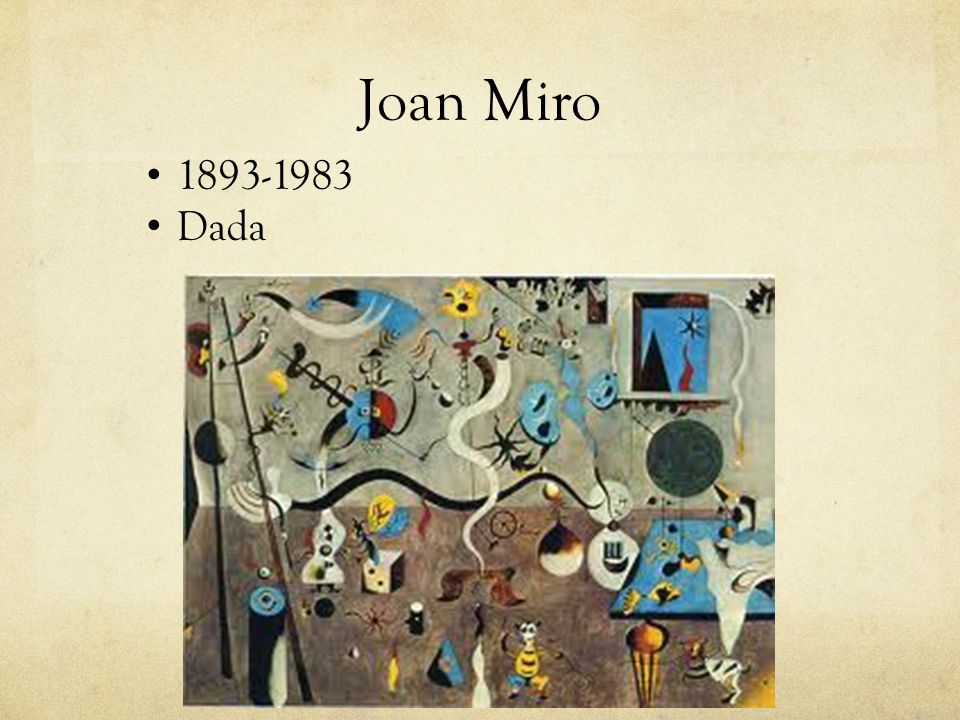 Joan Miro Dada