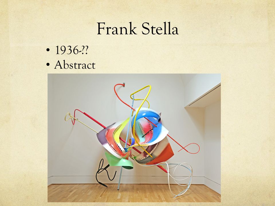 Frank Stella Abstract