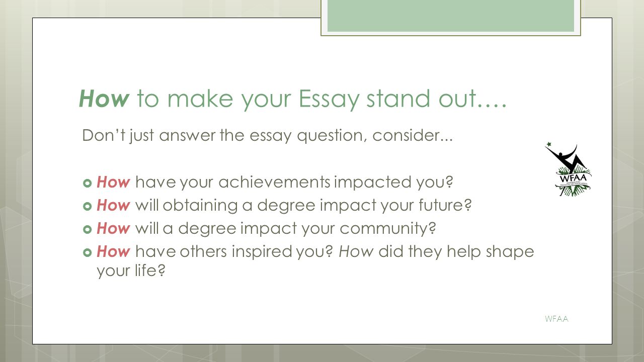How To Make An Essay Better