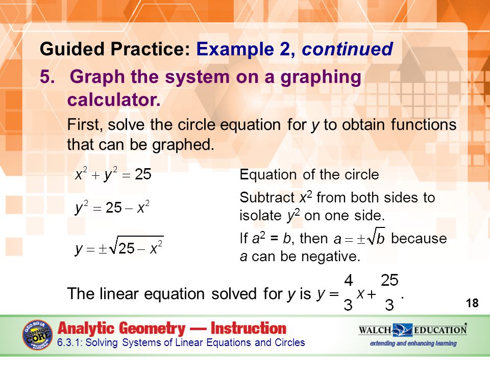 Graph A System Of Equations Calculator System On A Graphing Calculator Introduction We Have Worked With Linear Equations And Of Solving