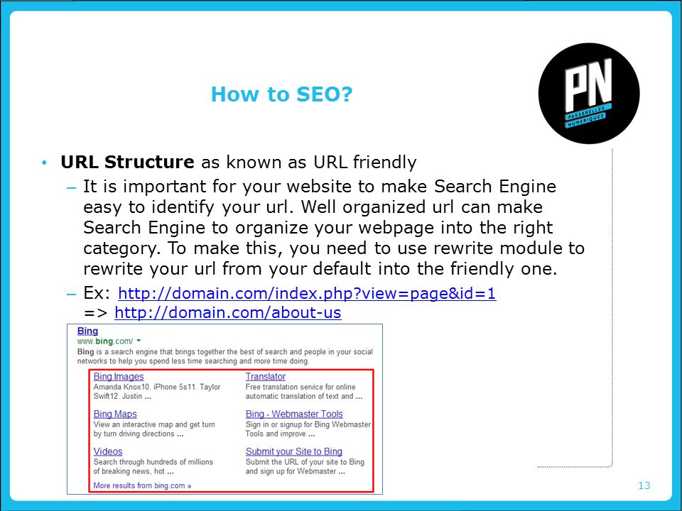 13 How to SEO.