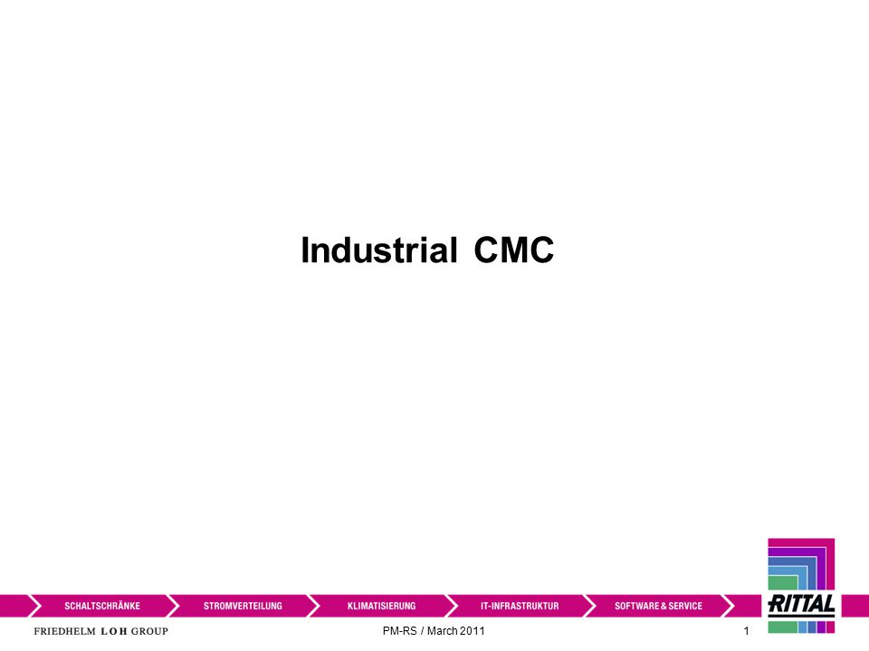 PM-RS / March Industrial CMC
