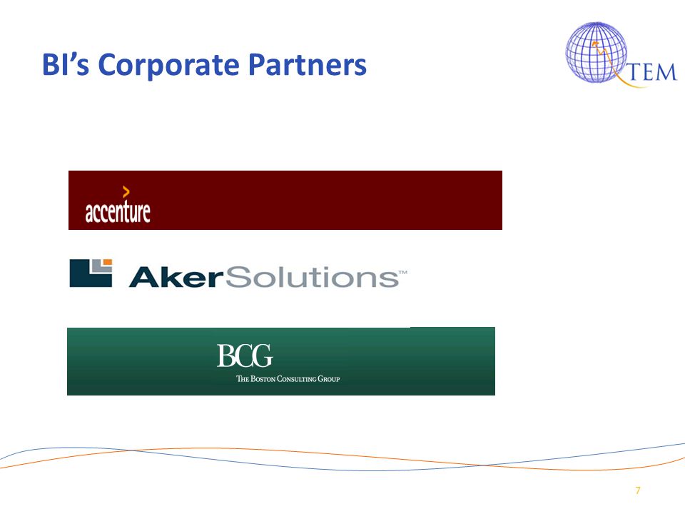 BI’s Corporate Partners 7