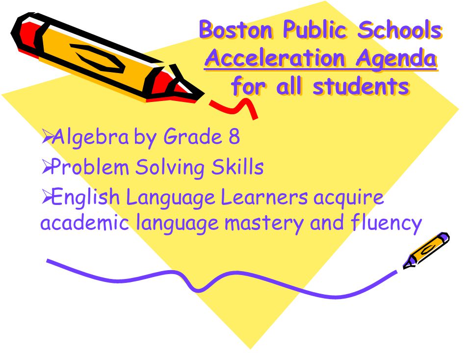 Program Mission Statement The mission of the Boston Public Schools’ Department of Adult Education is to provide a variety of high quality educational services to BPS parents, children, employees, and Boston residents to develop their educational status, political status, economic status and lives.