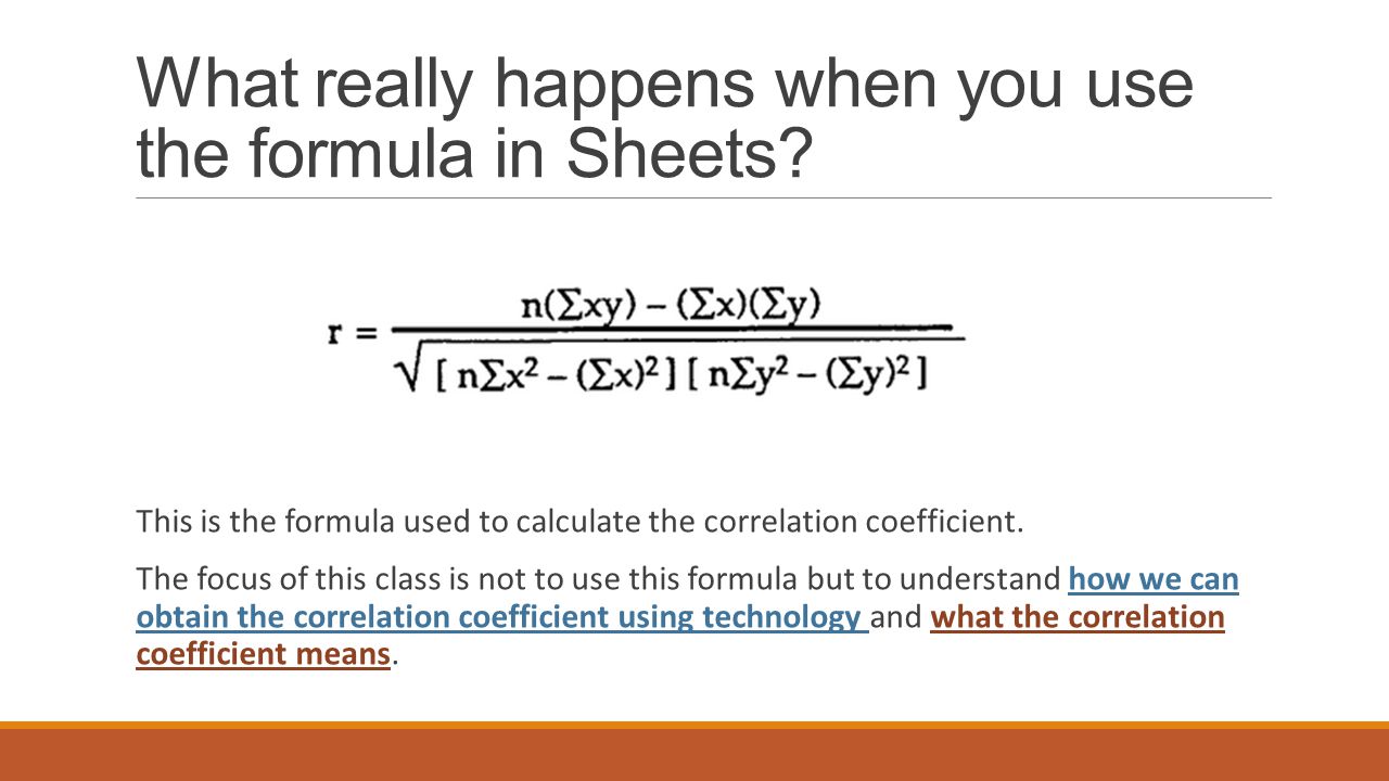 What really happens when you use the formula in Sheets.