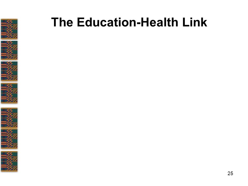 25 The Education-Health Link