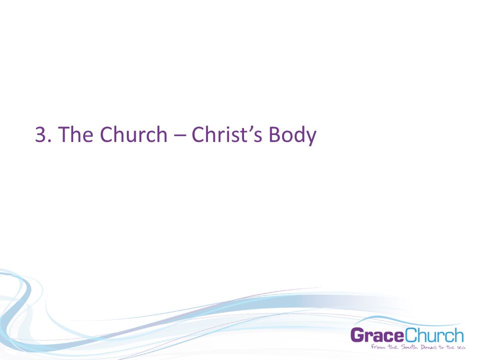 3. The Church – Christ’s Body