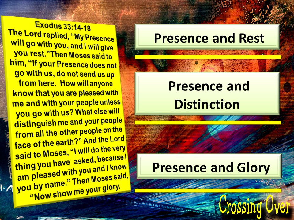 Presence and Rest Presence and Distinction Presence and Glory