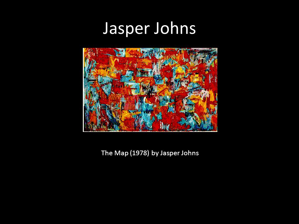Jasper Johns The Map (1978) by Jasper Johns