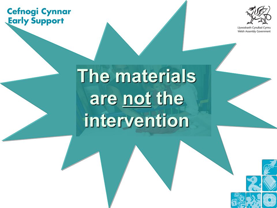 The materials are not the intervention