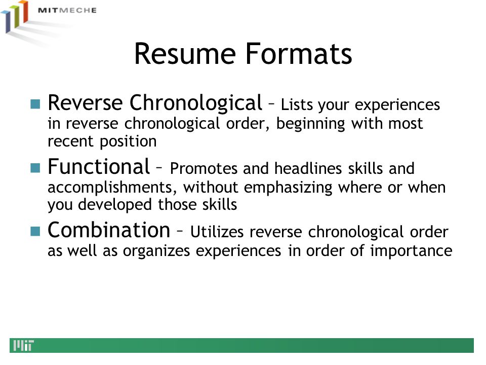 reverse chronological resume format example dismayedshook ml