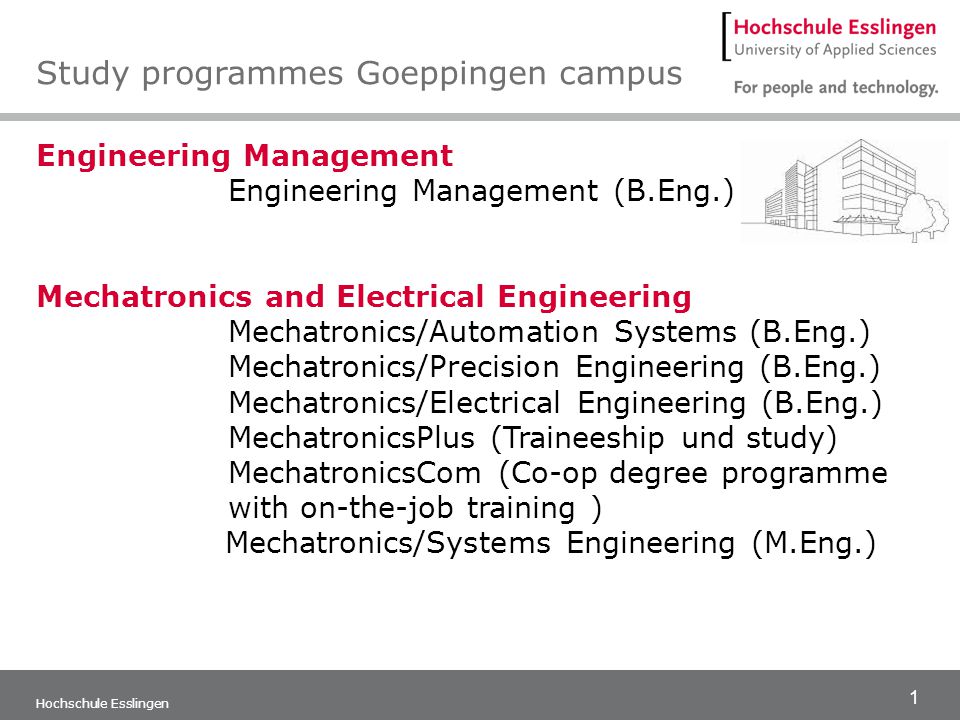 mechatronics degree