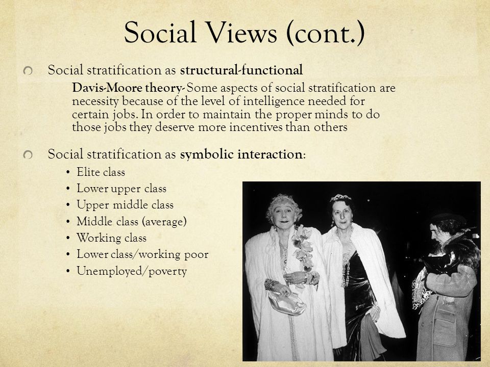 According to the davis-moore thesis what is a role of social stratification