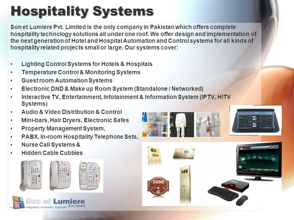 Hospitality Systems Son et Lumiere Pvt.