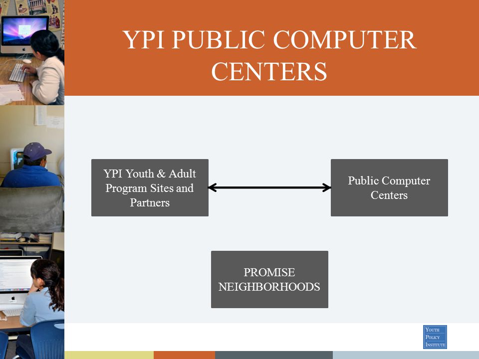 YPI PUBLIC COMPUTER CENTERS YPI Youth & Adult Program Sites and Partners Public Computer Centers PROMISE NEIGHBORHOODS