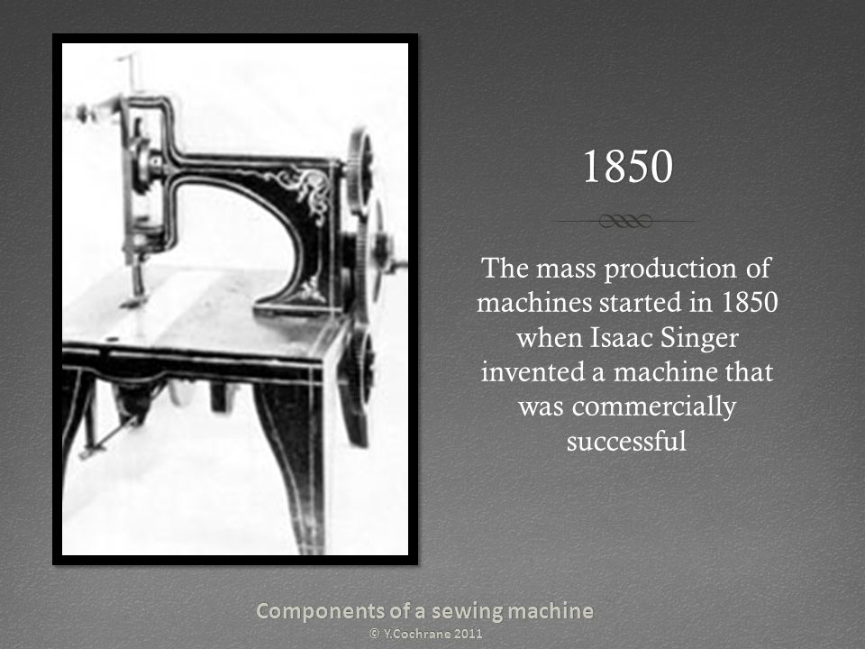 a biography of the inventor of the sewing machine isaac singer Singer isaac merritt definition: isaac merritt 1811-1875american inventor and manufacturer who patented (1851) an improved sewing machine definitions link. a biography of the inventor of the sewing machine isaac singer Singer isaac merritt definition: isaac merritt 1811-1875american inventor and manufacturer who patented (1851) an improved sewing machine definitions link.