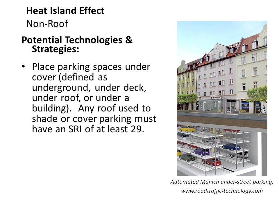 sustainable sites heat island effect intent reduce heat islands