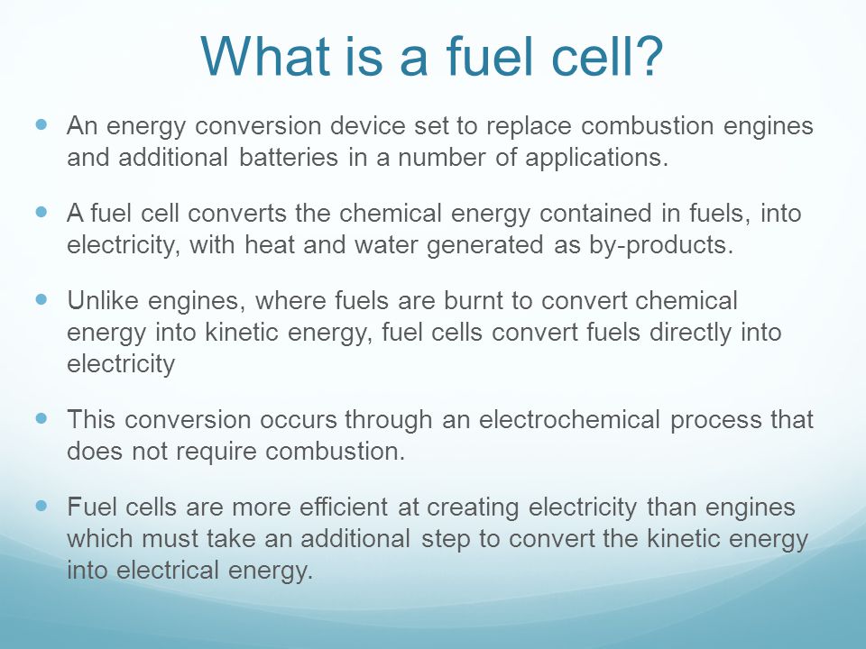 What is a fuel cell.