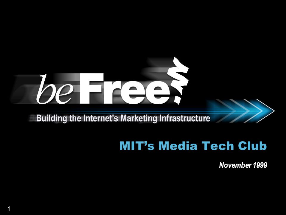 1 MIT’s Media Tech Club November 1999