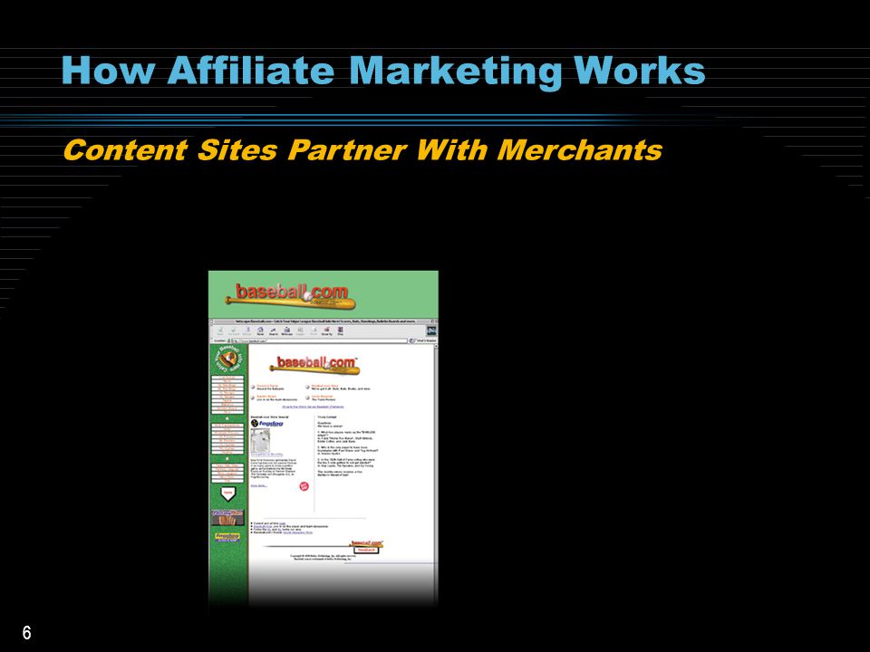 6 How Affiliate Marketing Works Content Sites Partner With Merchants