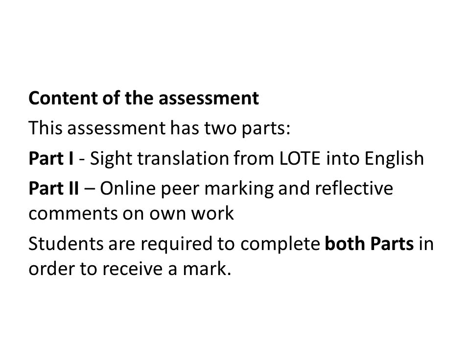 Peer Assessment using the Survey tool Jeremy Aitken Blended ...5 Content ...