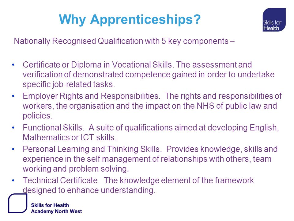 Why Apprenticeships.