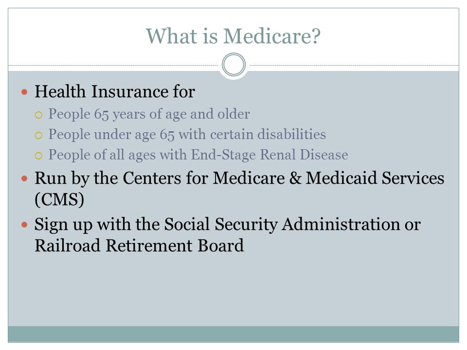 What is Medicare.