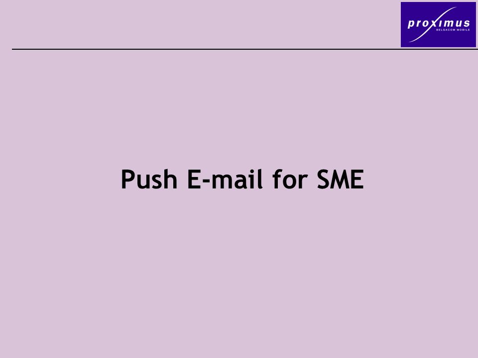 Push  for SME