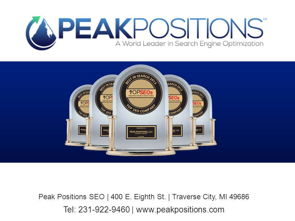 Peak Positions SEO | 400 E. Eighth St.