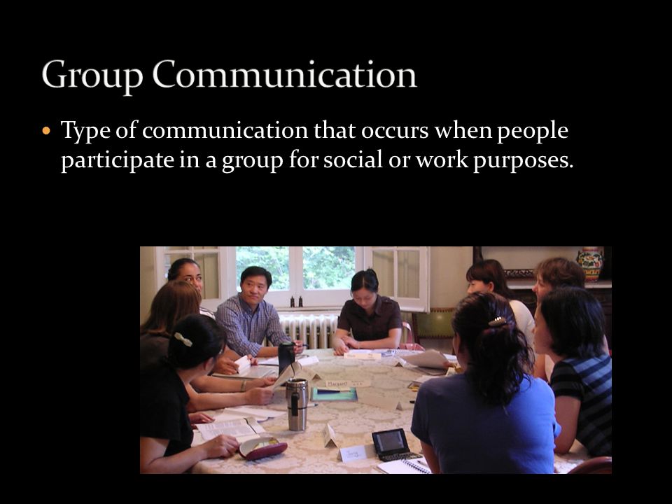 Type of communication in which people (usually two persons) share meaningful information in order to build and maintain long- lasting and important relationships