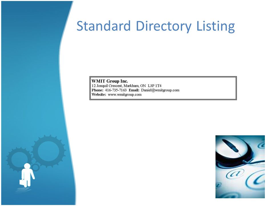 Standard Directory Listing