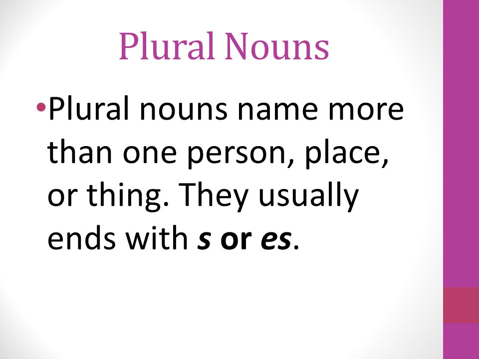 Plural and Singular Nouns By Project LA Activity Adapted by Cheryl M. Hamilton