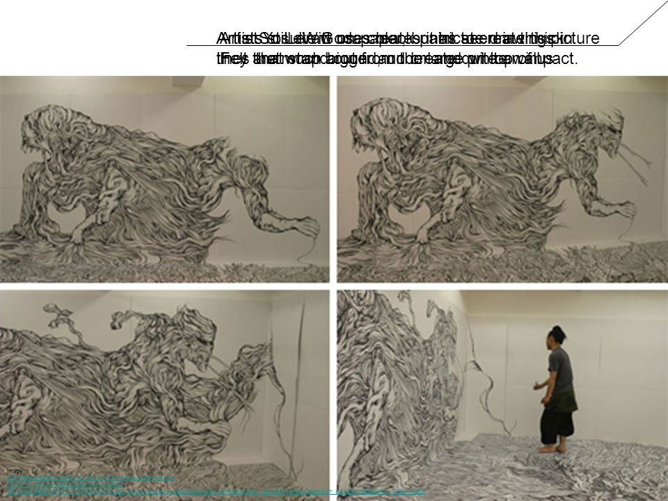 Image: ref=search&utm_campaign=googimages&utm_source=images&utm_medium=other Artists still draw on paper, but as seen in this picture they are much bigger and create quite an impact.