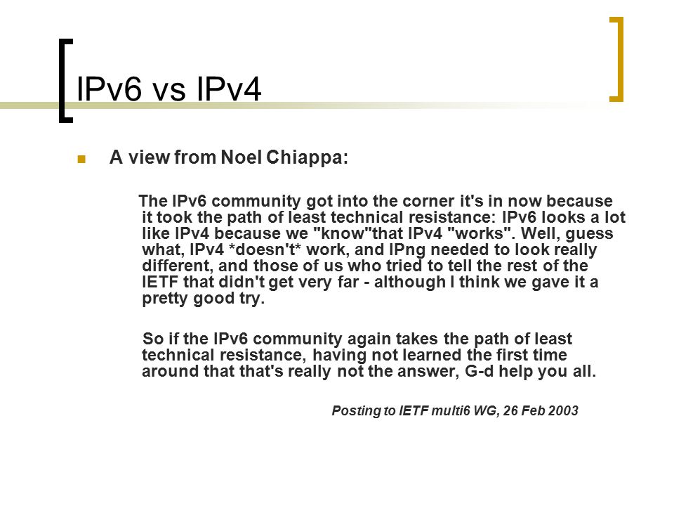 ip version 6 geoff huston presentation to icann meeting shanghai how ipv4 works