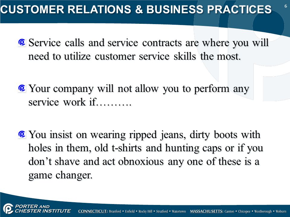 customer relation skills