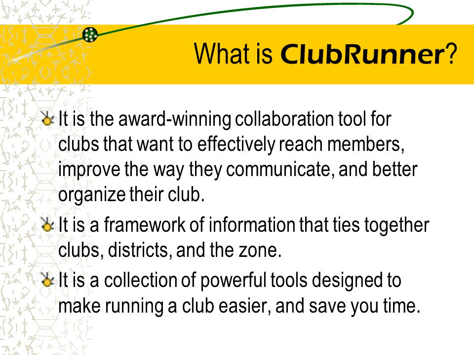 What is ClubRunner .