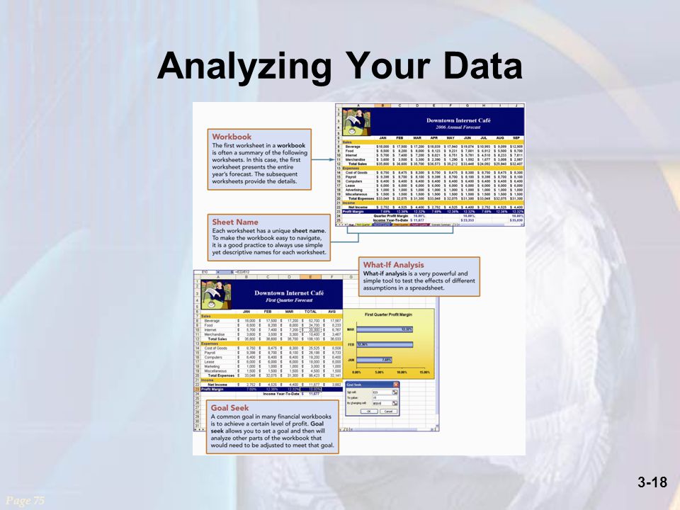 3-18 Analyzing Your Data Page 75