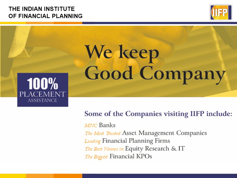 THE INDIAN INSTITUTE OF FINANCIAL PLANNING