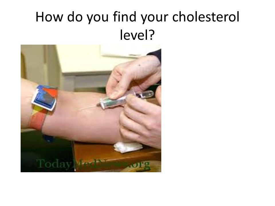 How do you find your cholesterol level