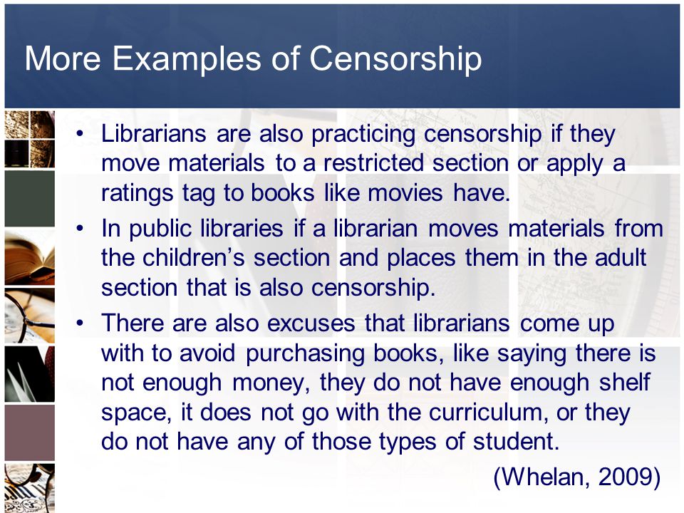 self censorship essay Taking the offensive – defending artistic freedom of expression in the uk censorship and self-censorship are significant influences in the arts. self censorship essay Taking the offensive – defending artistic freedom of expression in the uk censorship and self-censorship are significant influences in the arts.