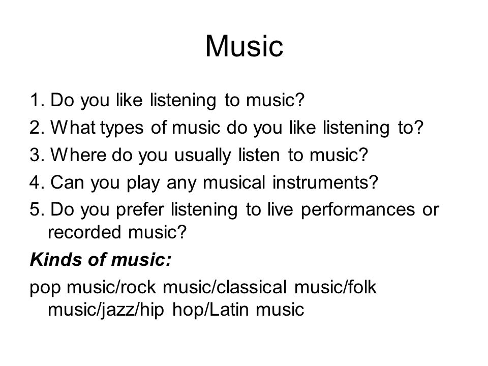 Good essay topics for music