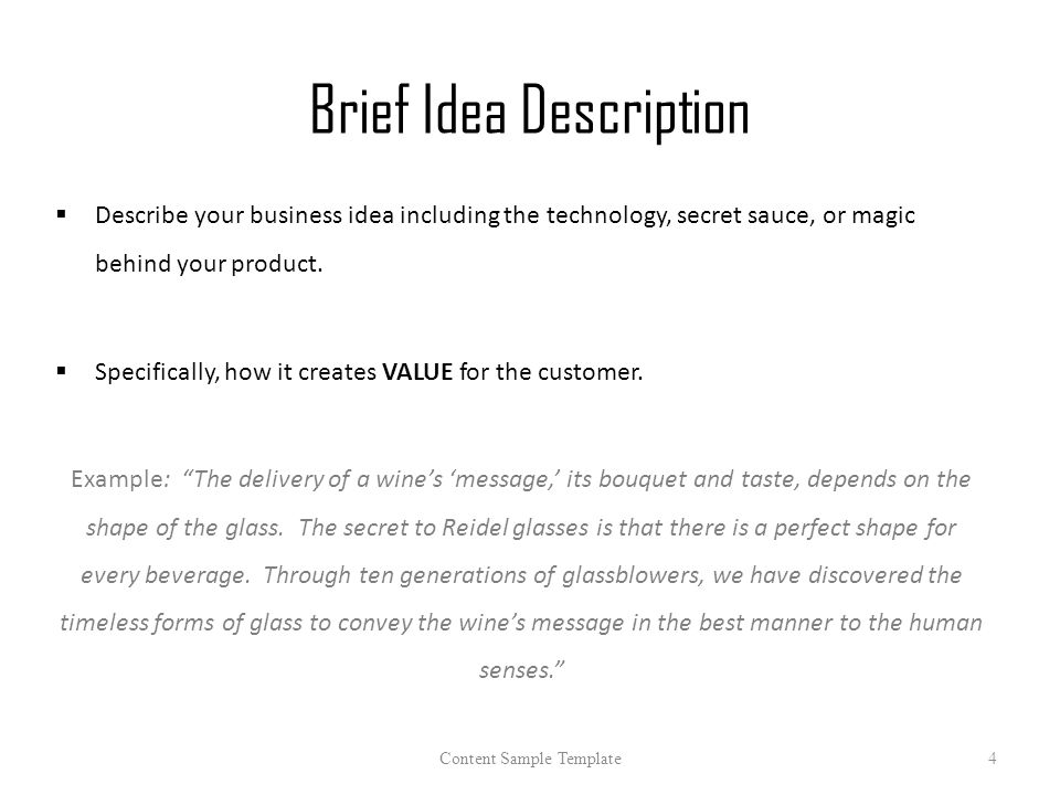 business idea template for proposal