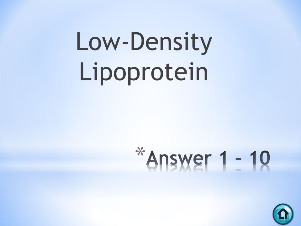 Low-Density Lipoprotein