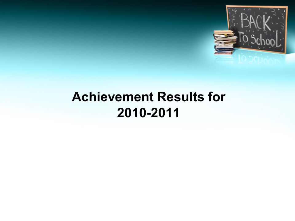 Achievement Results for