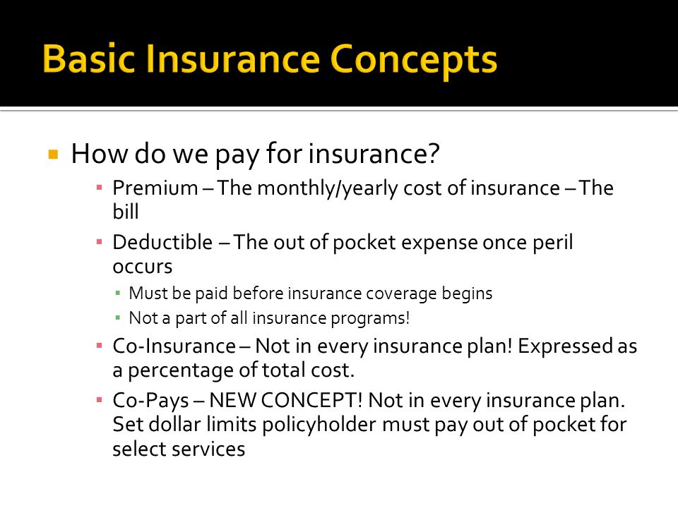  How do we pay for insurance.